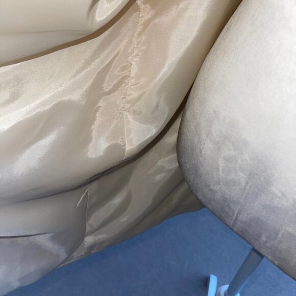 Eleanor P Brenner Silk Blazer Womens Size 12 Vintage Oversized Lined Cream - Picture 7 of 16